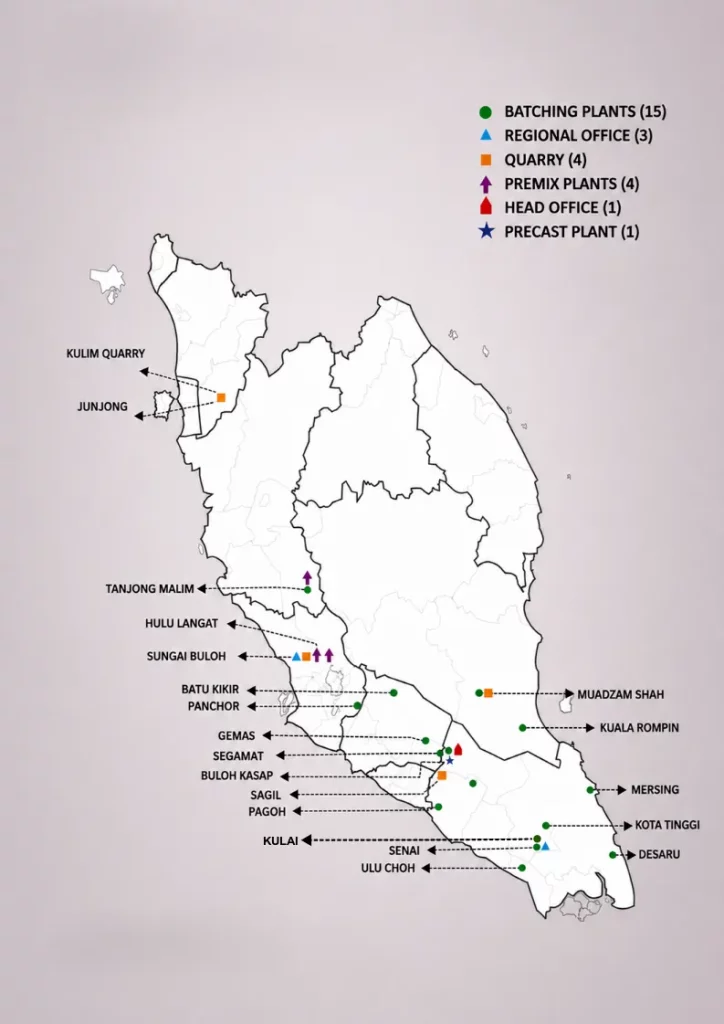  Contact Mersing Group MAP